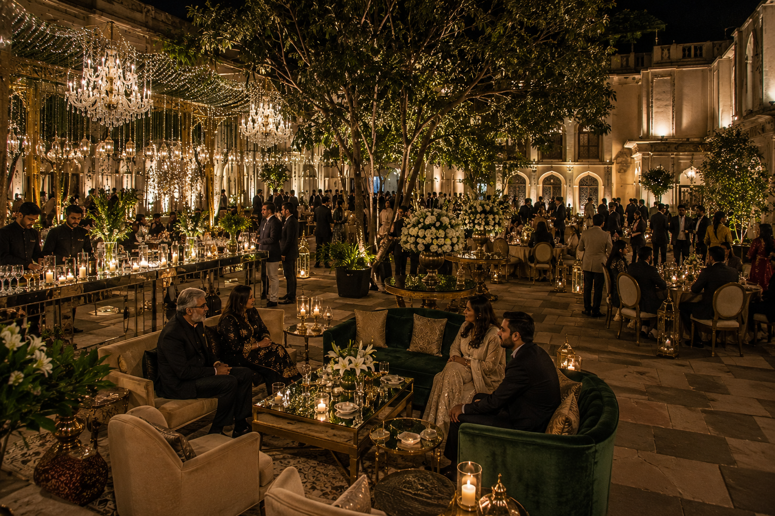 Refined venue atmosphere and thoughtful event design